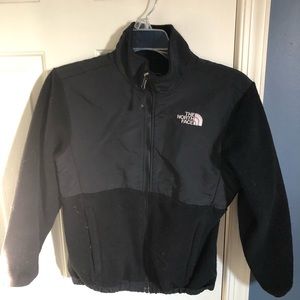 Girls North Face black jacket Sz Large